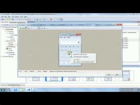 Test Complete Video Series -- Part 4 (Working with project) Video ...