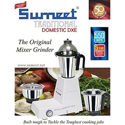 Sumeet Traditional Domestic DXE Plus Grinder (750W) India | Ubuy