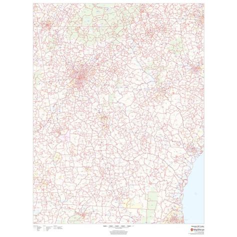 Image result for Georgia State Zip Code Map