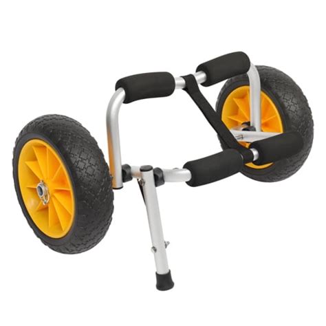 Buy Bonnlo Kayak Trailer Collapsible Kayak Wheels Cart with Solid Tires ...