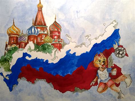 Детские рисунки на день россии - 95 фото