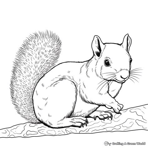 Squirrel Coloring Pages - Free & Printable!