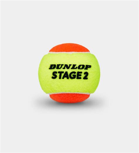 Dunlop Stage 2 Green-Orange Tennis Ball (1 Can (3 Balls/Can) – Vector X