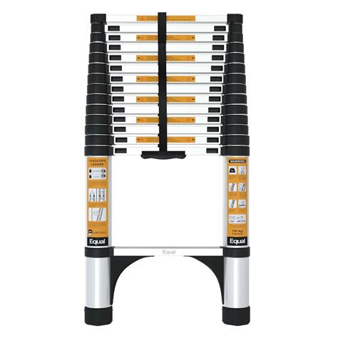 Telescopic Ladders - EQUAL Portable and Compact 7-Steps Telescopic ...