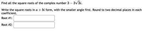 Image result for Square Root of a Complex Number
