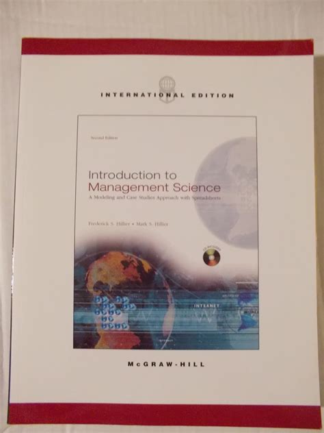 Introduction to Management Science: A Modeling and Case Studies ...