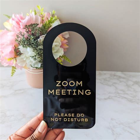 Meeting in Progress Sign 的图像结果