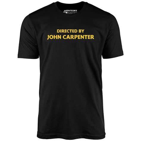 Directed By John Carpenter Shirt