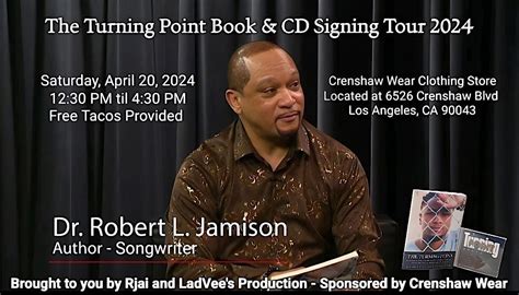 Meet & Greet with The Turning Point Songwriter & Author Robert L ...