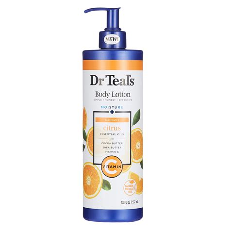 Dr. Teal's Moisture Plus Radiant Body Lotion With Citrus 532ml Online ...
