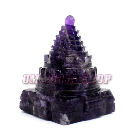 Shree Yantra in Amethyst Gemstone for puja online @ UK US