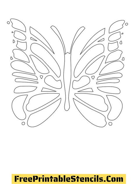 Printable Butterfly Stencils For Painting - Printable Stencils