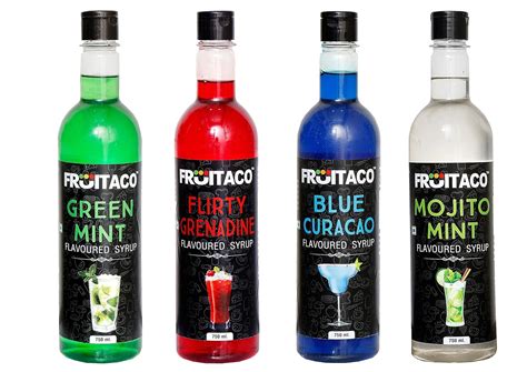 Fruitaco Blue Curacao Grenadine Green Mint Mojito Mint Combo - Elevate ...
