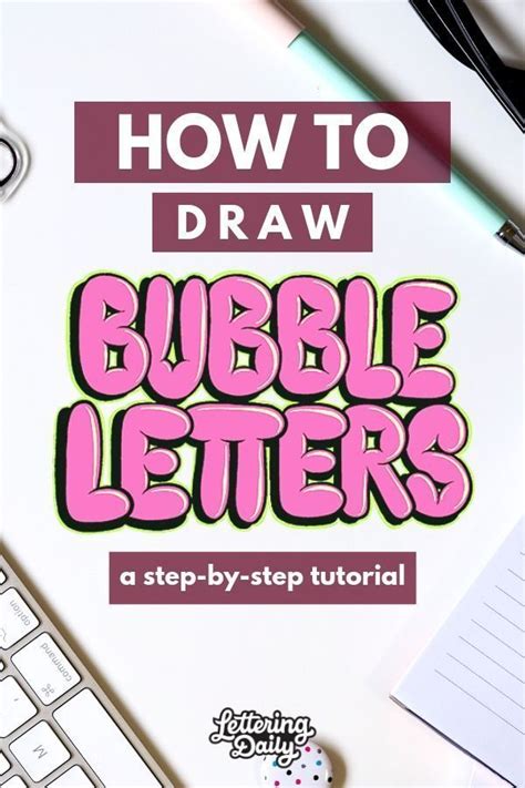 Image result for Bubble Letters Tutorial