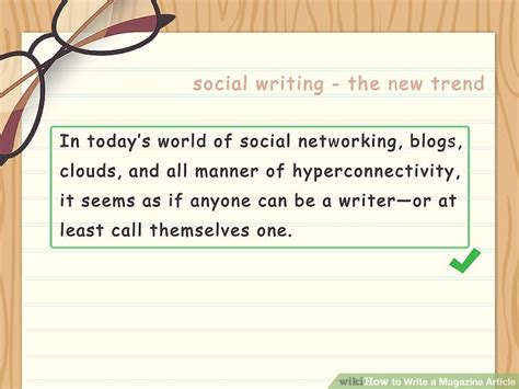 Image result for Writing a Magazine Article Example