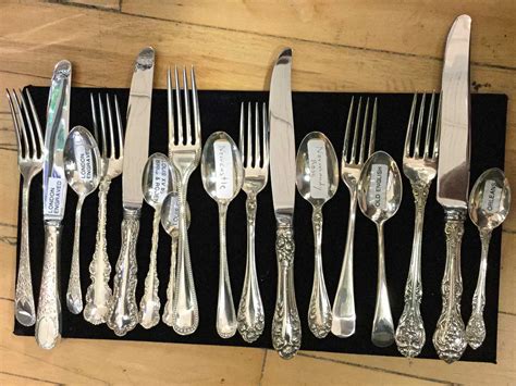 Antique Sterling Silver Flatware Patterns Rogers Silverplate Flatware