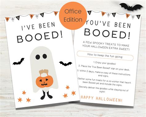 Ive Been Booed Printable - Printable Calendars AT A GLANCE