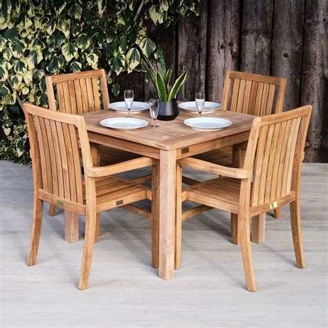 Wooden Outdoor Table And Chairs Premium Outdoor Furniture | Bloc
