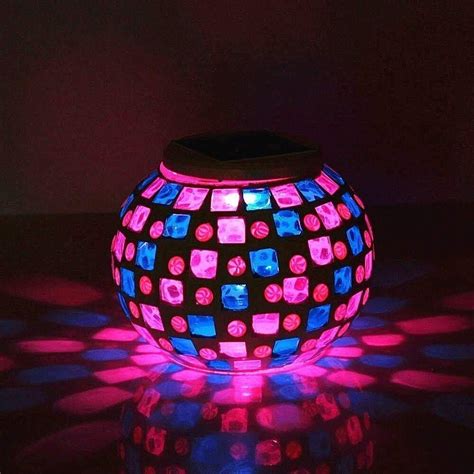 Buy EONSMN Color Spherical Mosaic lamp, Waterproof LED Magic Ball lamp ...