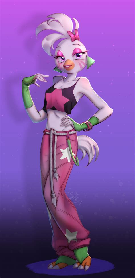 Glamrock Chica by Lazy8unny on DeviantArt