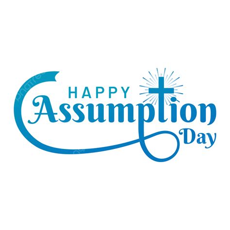 Assumption Vector Design Images, Happy Assumption Day Calligraphy, Assumption Day, Calligraphy ...