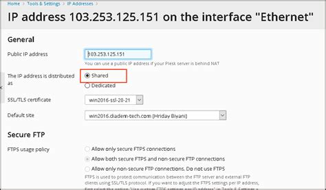 Plesk post install configuration in Window Server 2016 - Diadem ...