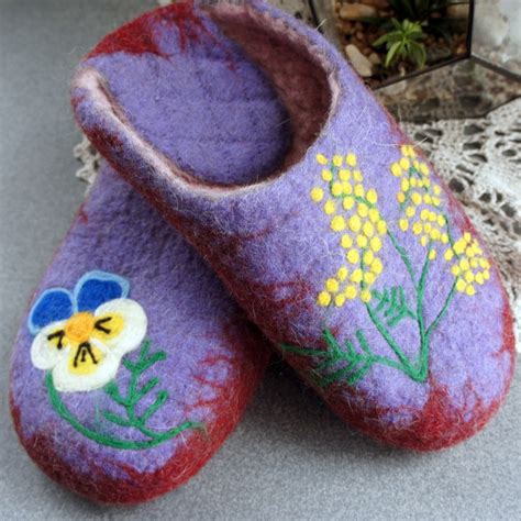 Felted Wool Slippers Pattern 的图像结果