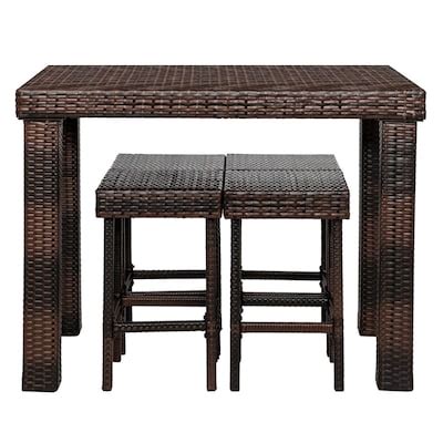 Bar height Wicker Patio Dining Sets at Lowes.com