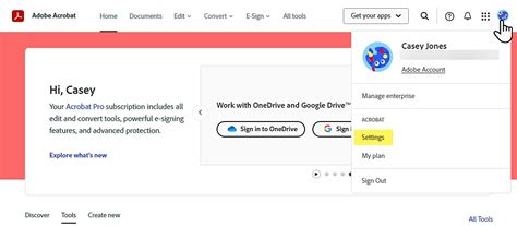 Configuring the Adobe Acrobat Sign environment