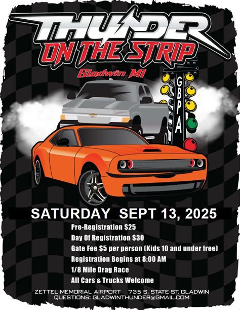 Thunder on the Strip Fall 2025, 735 S State St Mailing Address PO Box ...