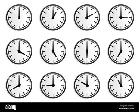 12 hours clock Stock Photo, Royalty Free Image: 79593236 - Alamy