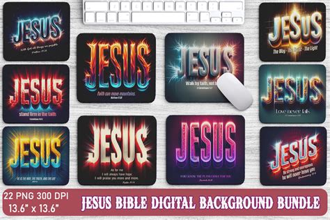 Jesus Bible Digital Background Bundle Graphic by Foxmia · Creative Fabrica