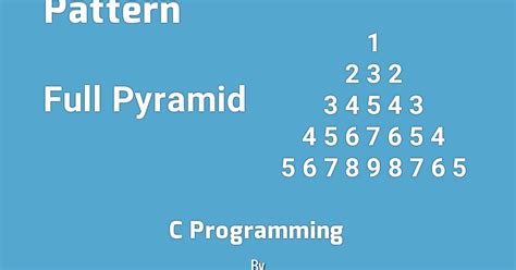Print the Pyramid of Numbers Using for Loops 的图像结果