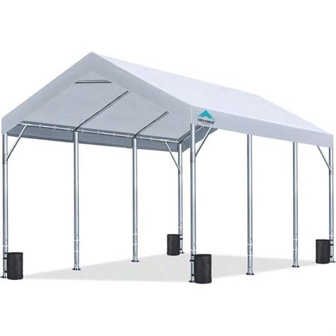 ADVANCE OUTDOOR 12x20 Ft Canopy Garage Heavy Duty Carport Car Boat ...