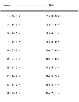 Image result for How to Subtract Multiple Numbers