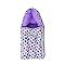 Fareto Baby Cotton Sleeping Bag Cum Carry Bag for 0-6 Months (Purple ...