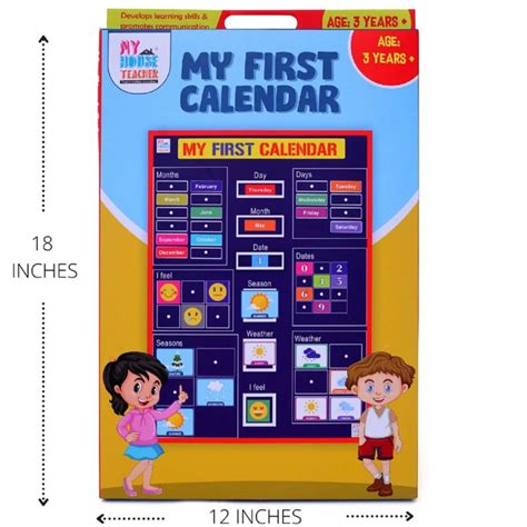 My House Teacher My First Calendar — Toycra