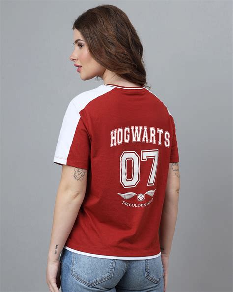 Harry Potter Printed Regular Fit Tshirt For Women – Free Authority