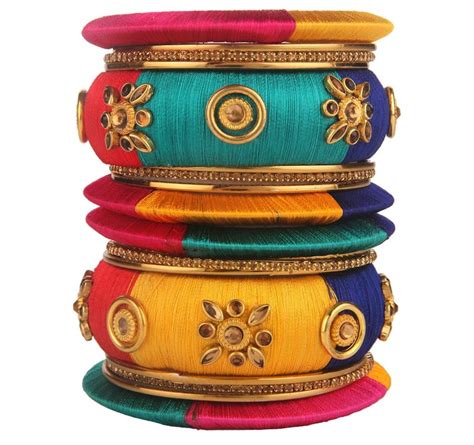41+ Unique & Mind Blowing Thread Bangles Designs