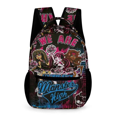 Monster High Backpack For Girls Boys， Aesthetic Lightweight Laptop ...