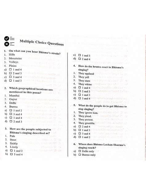Class 12th Music MCQ Questions 的图像结果