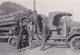 Image result for Antique Logging Trucks