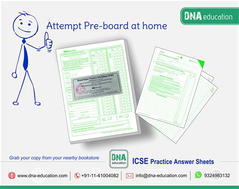 DNA Education Final Revision Answer Sheet Class 10 and 12 | ICSE Pack ...
