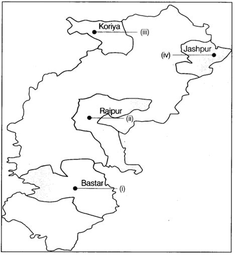 Map Based Questions: Forest Society and Colonialism - Social Studies ...