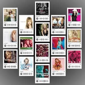 PRINTNET - Britney Spears Poster Photocards | Britney Spears Songs Mini ...