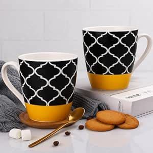 Buy U.P.C. Coffee Mug Set of 2,Mugs for Gift 280ml Each, Milk Mug, Tea ...