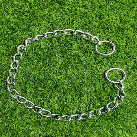 Buy Chullbull Behavioral Training Choke Chain for Dogs (Silver) online ...