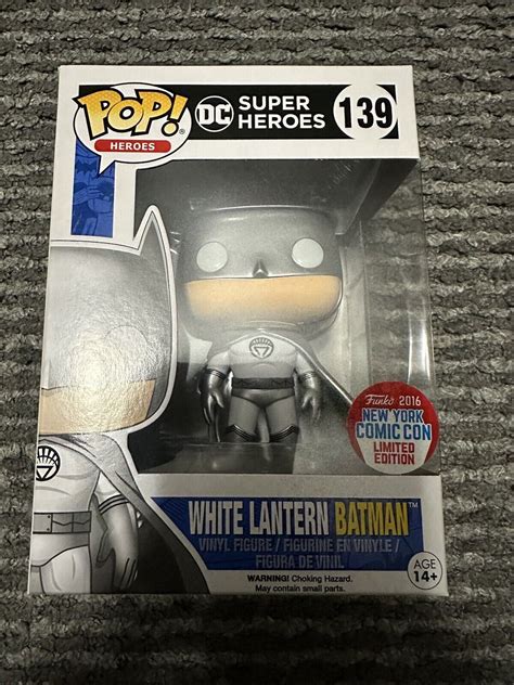 Funko Pop! Super Heroes #139 Pop! Heroes White Lantern Batman NYCC 2016 ...