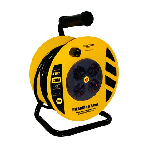Buy Electric Cable Reel Heavy duty Extension wheel with Winding Handle ...