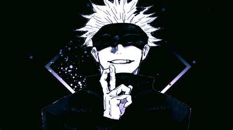 Jujutsu Kaisen HD, White Hair, Satoru Gojo, Blindfold, Brown Eyes ...